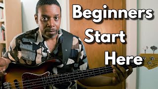 From Novice to Pro Start Here with Bass Lesson Number One for Beginners [upl. by Eelirol590]