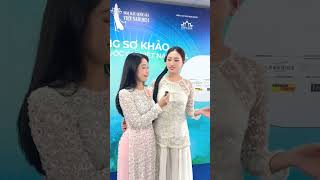 Phỏng vấn con gái iu Lương Thùy Linh tại Vòng sơ khảo HHQGVN 2024 ❤️ [upl. by Ennalyrehc]