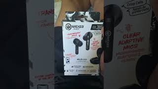 Wicked Audio Mojo 500 wireless earbuds review [upl. by Kilmarx861]