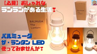 「キャンパー必見」バルミューダ ザ・ランタン ホワイト LED BALMUDA The Lantern L02AWH❣ [upl. by Isej]