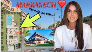 Suis moi dans Marrakech I RDV chez mon architecte Plans 3D de ma villa Chill avec les copines [upl. by Einnel]