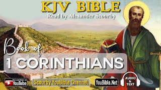 46UL New  1 CORINTHIANS KJV  Audio and Text  by Alexander Scourby  God is Love and Truth [upl. by Airakaz]