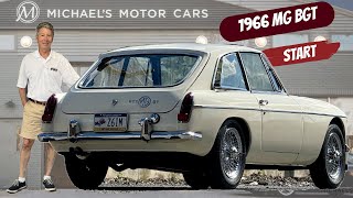 1966 MGB GT  Start [upl. by Mandych]