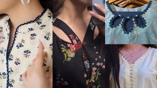 Neck Designs 2023  Beautiful Neck Designs Latest Neck Designs 2023 Trendy Neck DesignSummer Look [upl. by Felike636]