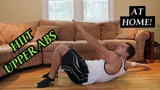 Intense Tabata At Home Upper Ab Workout HIIT 2 [upl. by Vander]