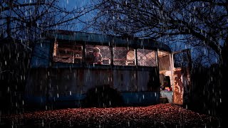 An old abandoned van saved me from the rain Solo overnight ASMR Day 2 [upl. by Sykes]