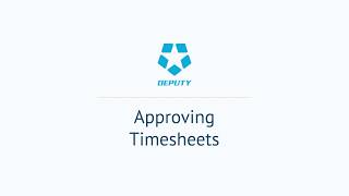 Deputycom Approving Timesheets [upl. by Mccully966]