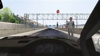 Assetto Corsa Honda Civic EG6 B16B VTEC SOUND Drag Strip 2000m top speed run Gameplay [upl. by Dael562]