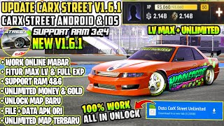 Carx Street MOD APK v161 Gameplay  Unlimited Money Unlock All Car No Anti Ban Update 2024 [upl. by Eillib]