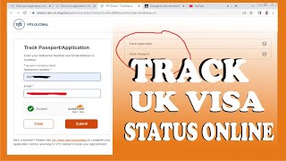 How to Track UK visa application status online  Check UK Visa Status [upl. by Artema]