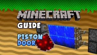 Minecraft Guide  Piston Door [upl. by Adav]