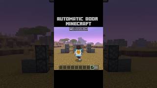 Easy Automatic Piston Door In Minecraft 🚪 Minecraft Build Hacks [upl. by Efinnej48]