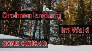 Drohnen landen auf schwierigem Untergrund und Unterholz [upl. by Viradis971]