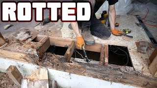 Fixing the Rot  Home Renovation [upl. by Nimrak566]