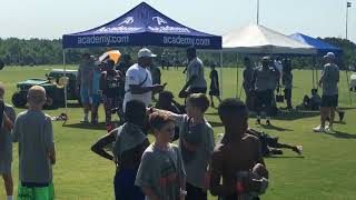 Tavien Feaster and CJ Davidson running drills at HumphriesPeake camp [upl. by Demahum]