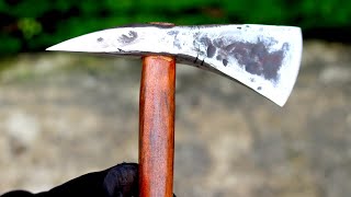 Forging Most Famous Tomahawk Axe [upl. by Ardnuahc]