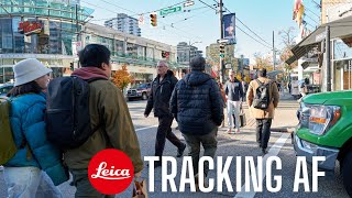 Tracking Af With The Leica Q2  Keep Your Street Photography Going [upl. by Lenwood512]