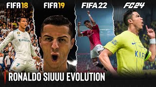 Ronaldo Siuuu Evolution In FIFA  2015  2024 [upl. by Hazen427]