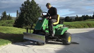 John Deere  Bunker Rake 1200H [upl. by Yelloh952]