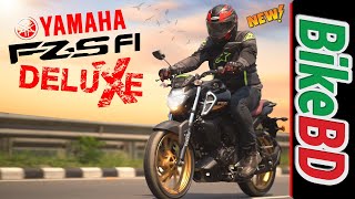 Yamaha FZS FI Deluxe  First Impression Review  Team BikeBD [upl. by Essenaj]