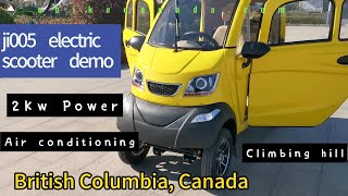 NEW Enclosed Electric Mobility Scooter for Canadian Terrain amp Weather [upl. by Oniluap]