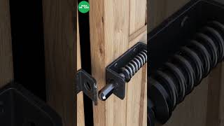 Automatic spring latch lock for barns shorts [upl. by Ahsetel]