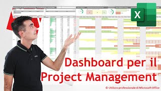 EXCEL 🗓 Dashboard per il Project Management no VBA  tutorial passo a passo [upl. by Artemed993]