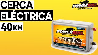 CERCA ELECTRICA IMPULSOR 40 KM POWERBULL VACAS GANADO COMERCIAL LA COBACHA QUITOECUADOR [upl. by Kayne]