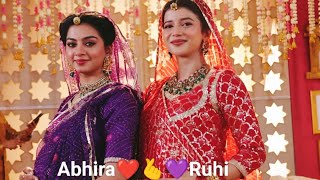 Abhira 💖 Ruhi godh bharai function yeh rishta kya kehlata hai [upl. by Ybok]