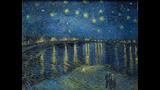 Vincent Starry Starry Night  Don McLean van Gogh paintings [upl. by Dahs]