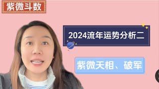 2024流年运势分析二：紫微天相、破军｜紫微斗数｜运势分析 [upl. by Vivyan]