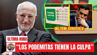 ¡JUAN ROIG ATACA a PEDRO SANCHEZ con CARTEL VIRAL donde EXPONE la SUBIDA del IVA [upl. by Ahtan807]