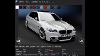 Assetto Corsa 2022 BMW F10 535i STAGE 3 435PS 323Kmh [upl. by Ytsirc340]