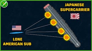 1 US Sub Sinks a Japanese Supercarrier  Sinking of Shinano Documentary [upl. by Leopoldine]