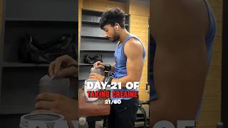 creatine transformation gym gymmotivation shorts trending youtubeshorts [upl. by Allak]