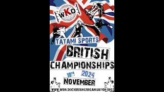 The 2024 WKO British Tatami Championships  Tatami 3 [upl. by Esilahc]