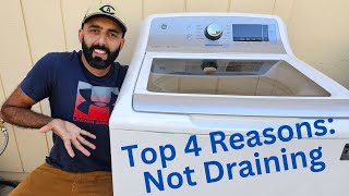 Top 4 Reasons Why Your GE Washer Is Not Draining [upl. by Brocky811]