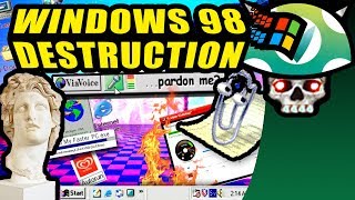 Vinesauce Joel  Windows 98 Destruction [upl. by Nadya]