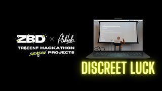 2024 ZBD x PlebLab TabConf Hackathon Project Discreet Luck [upl. by Soinski843]