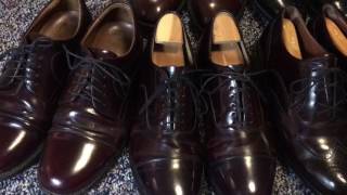 Cordovan oxblood or burgundy The ultimate color for a mans dress shoe [upl. by Elfrieda499]