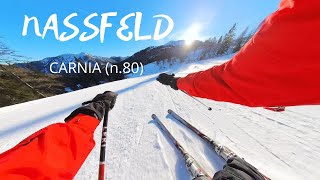 Nassfeld  CARNIA longest run  full slope number 80 4KultrastabilizedPOV [upl. by Nosaj932]