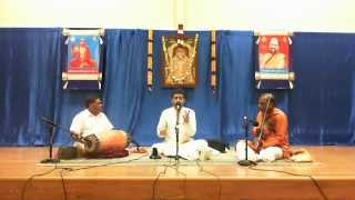 Carnatic Music Concert by Vid K V Krishna Prasad at SKV Temple SJ [upl. by Champ570]