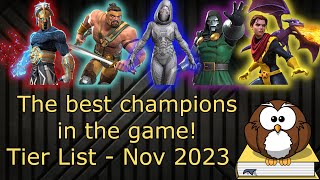 The Future of MCOC Tier Lists  Every Champion Ranked  November 2023 [upl. by Akeinahs]