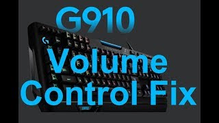 Logitech G910 Volume Control Repair [upl. by Gnourt332]