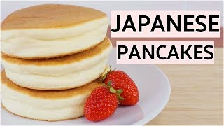 Fluffy Japanese Pancakes Recipe  Jiggly Souffle Pancakes [upl. by Tratner24]