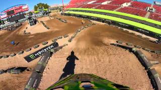 GoPro HD Broc Tickle Practice Lap at Monster Energy Cup [upl. by Annanhoj851]