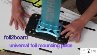 Universal hydrofoil mounting plate [upl. by Eduard]