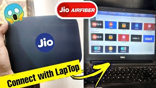 How to connect jio set top box in your computer  jio air fiber set top box connect with laptop [upl. by Obla]