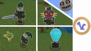 Legend of Zelda Items  Minecraft Addon [upl. by Haianeb]