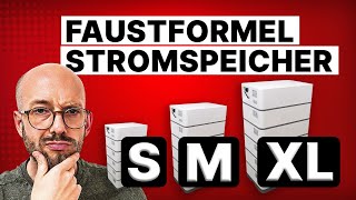 Stromspeicher für PVAnlage – Faustformel für die passende Größe [upl. by Llebpmac]